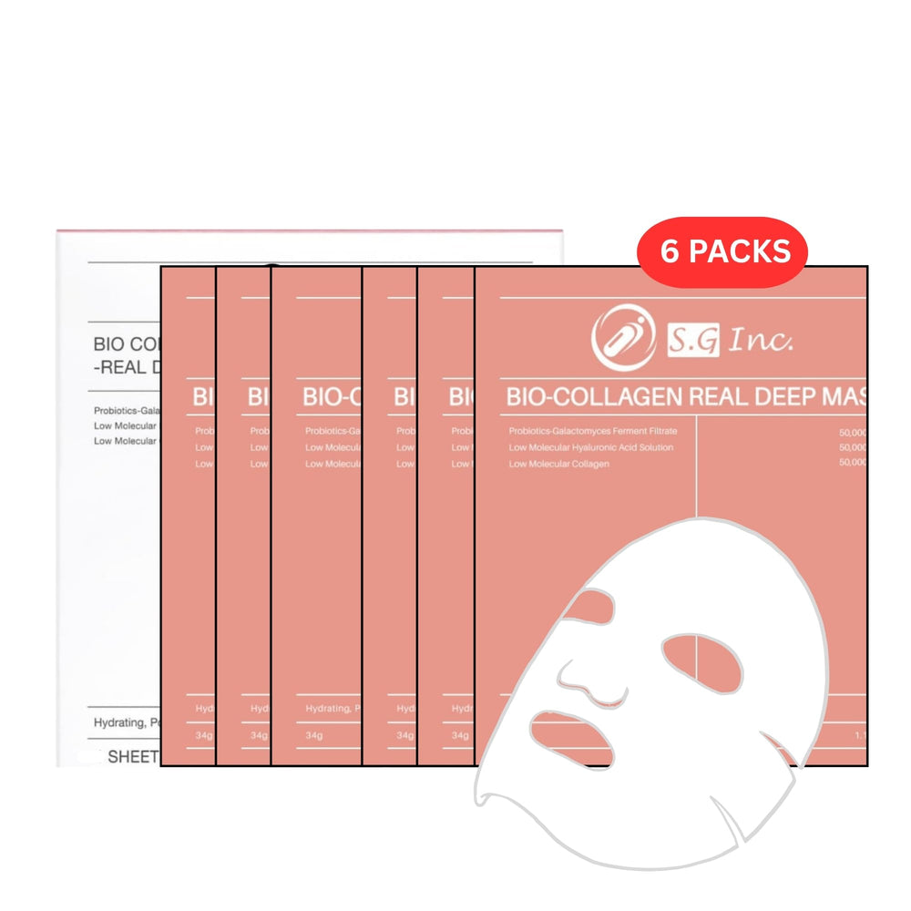 Night routine with SG Inc Bio-Collagen Real Deep Mask