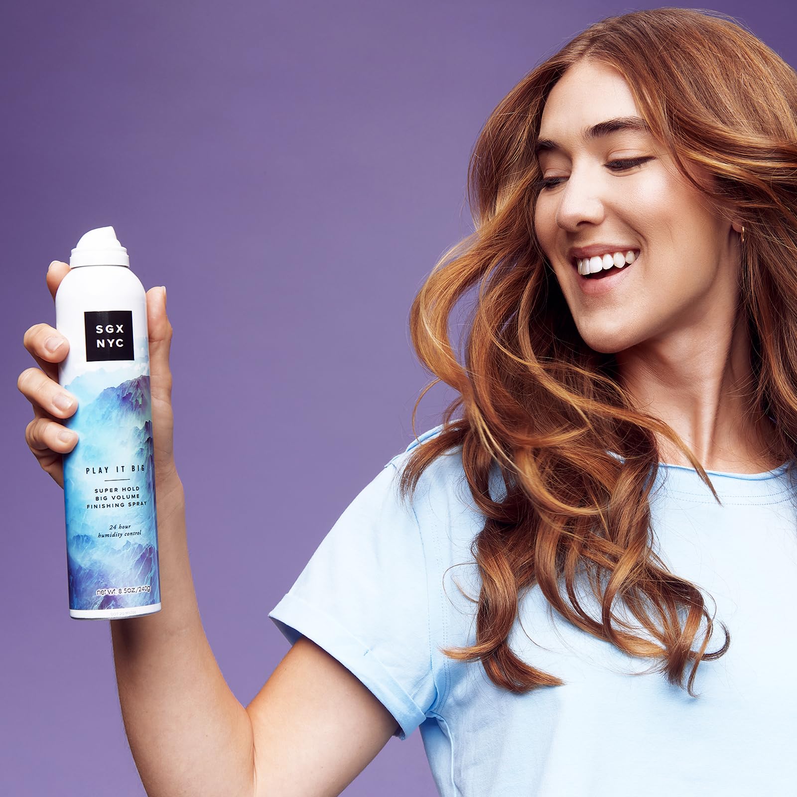 Natural shine and touchable texture from SGX NYC Play It Big finish