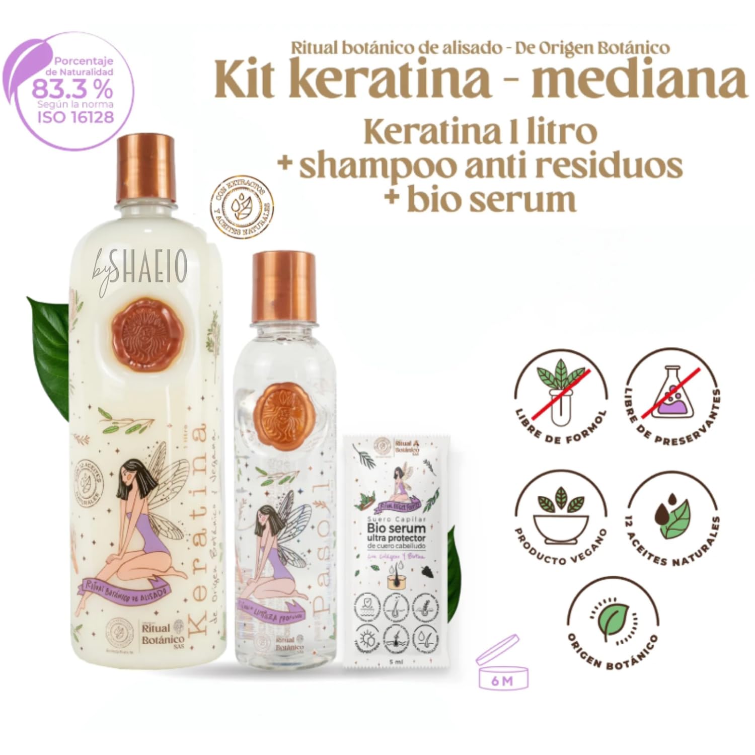 SHAEIO Keratin Hair Mask two application methods diagram demonstrates flexible home routine.