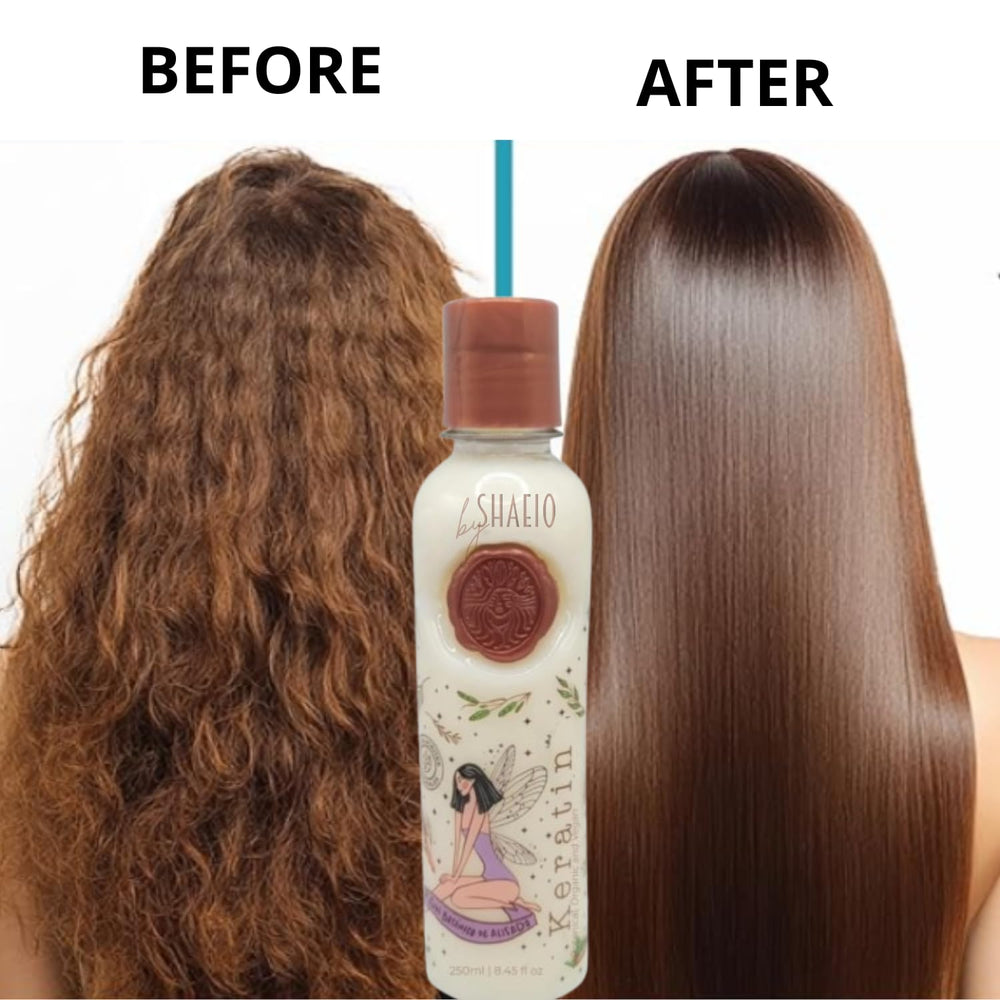 SHAEIO Ritual Botanico Keratin ingredients close-up highlighting natural components