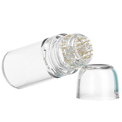 Shake Beauty 0.25mm titanium needles deliver gentle surface stimulation for improved product uptake.