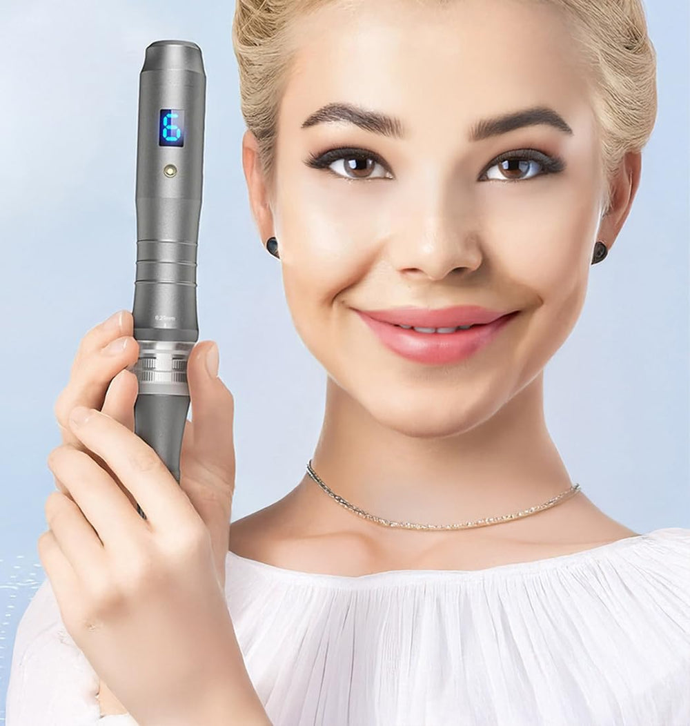 Shake Beauty at-home micro-needling setup for a convenient routine.