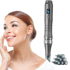 Shake Beauty derma roller 0.25mm close-up for at-home microneedling sessions.