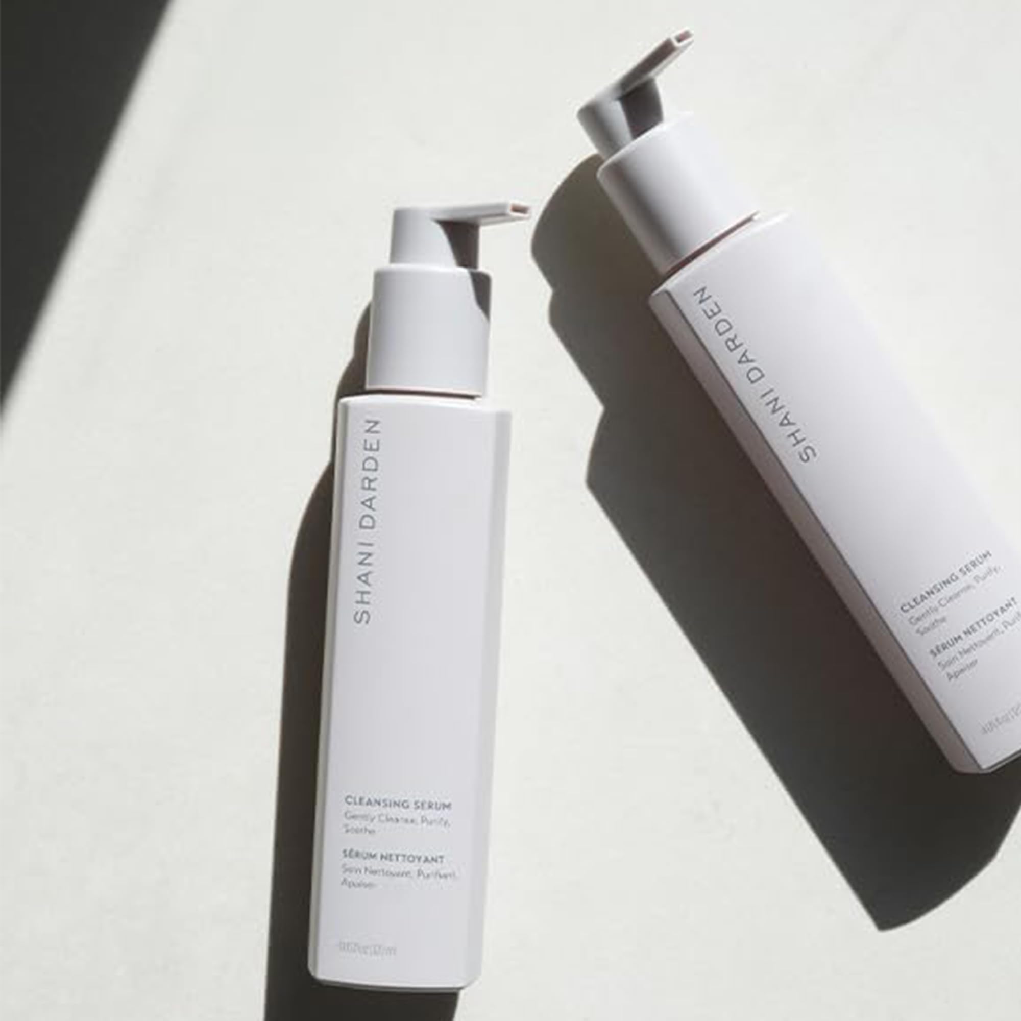 Ingredient emphasis on SHANI DARDEN cleanser with olive and chicory extracts