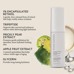 SHANI DARDEN Retinol Reform texture swirls indicate silky, fast-absorbing feel