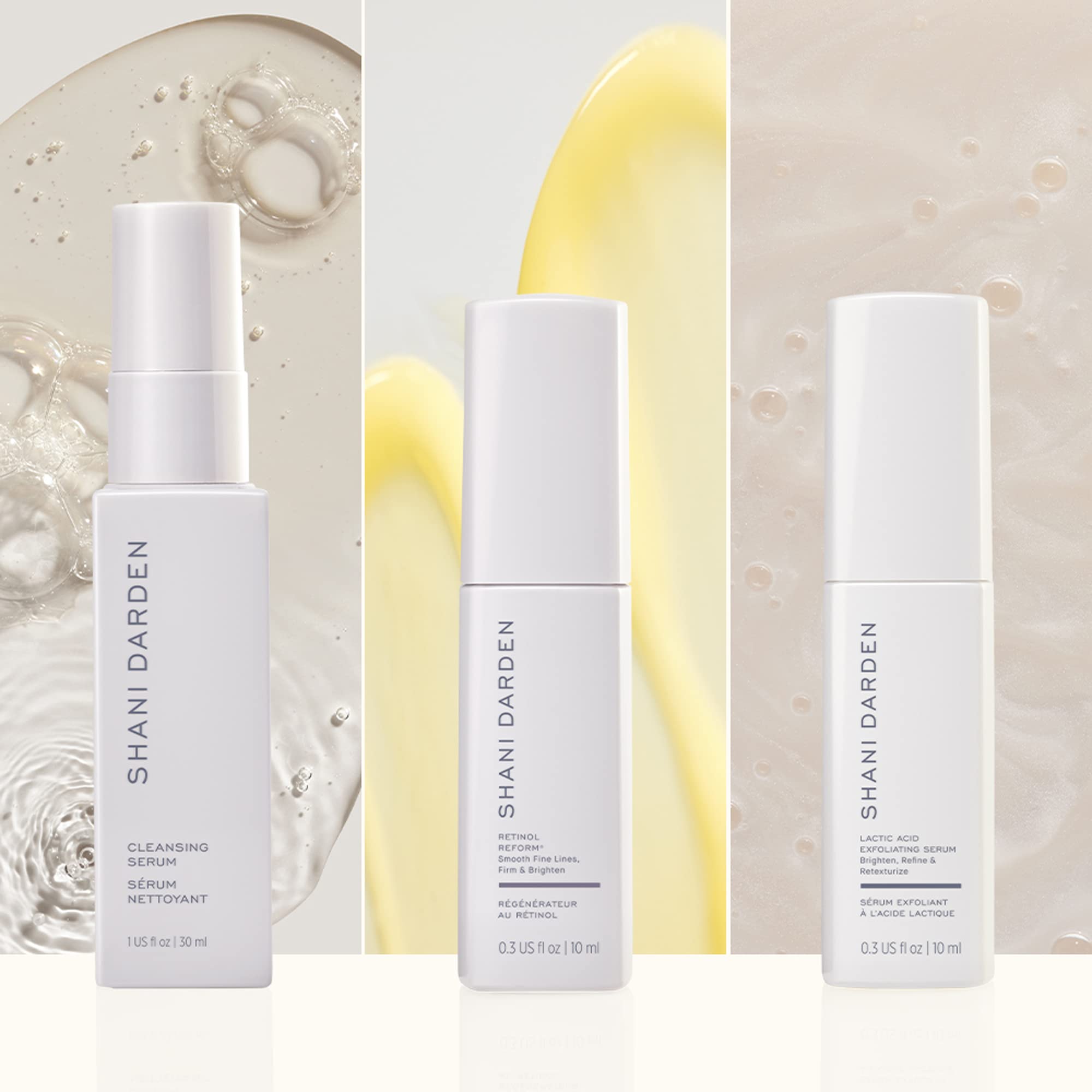 SHANI DARDEN Retinol Reform Serum night routine application scene.