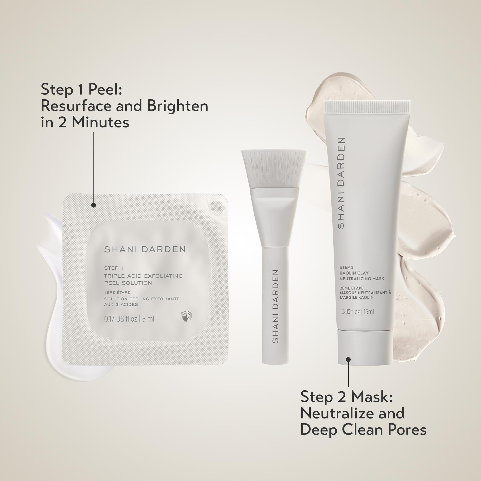 SHANI DARDEN acids lactic mandelic glycolic deliver gentle resurfacing.