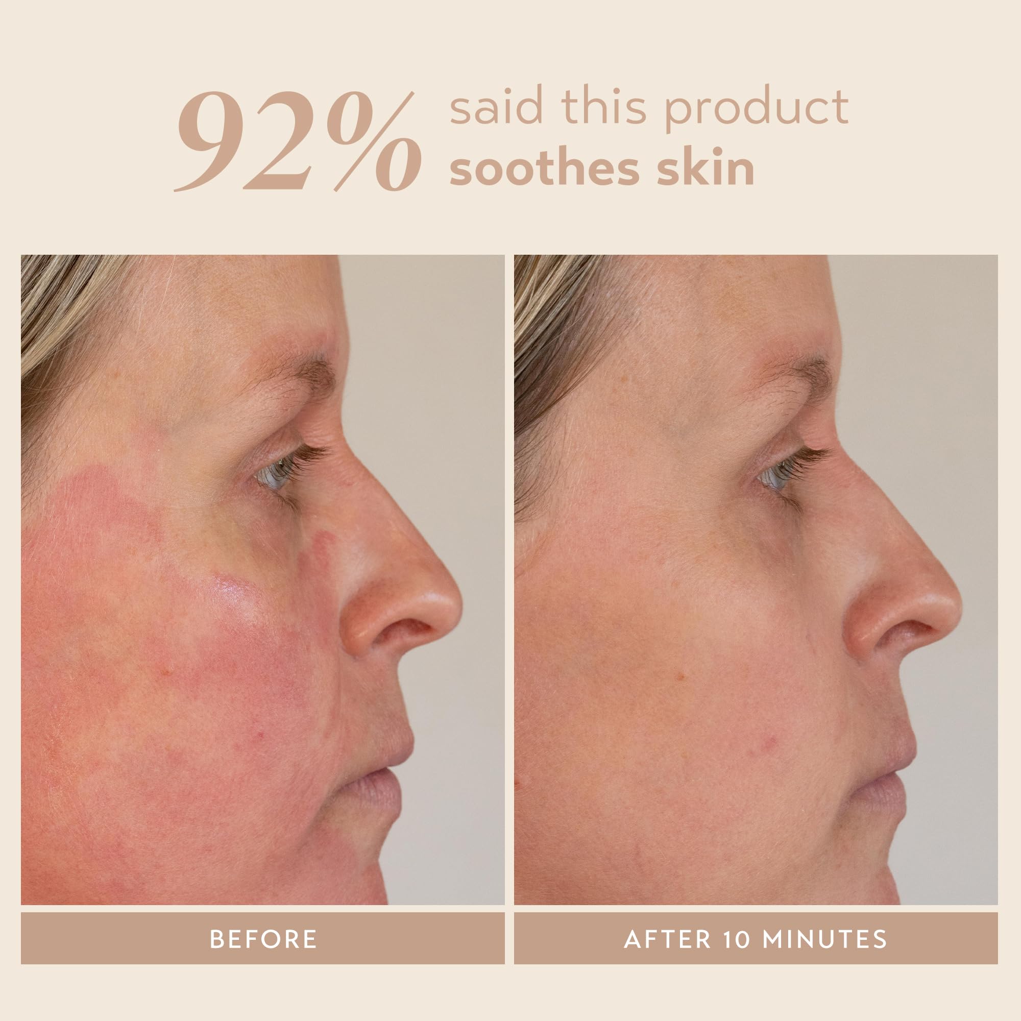 SHANI DARDEN mask being applied on cheeks, demonstrating a gentle weekly ritual.