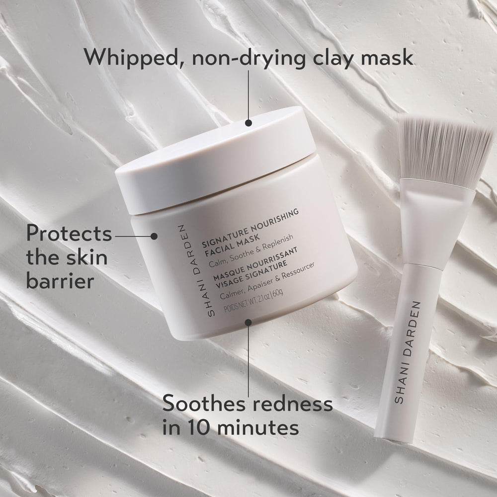SHANI DARDEN jar features squalane and colloidal oatmeal to support a calm complexion.