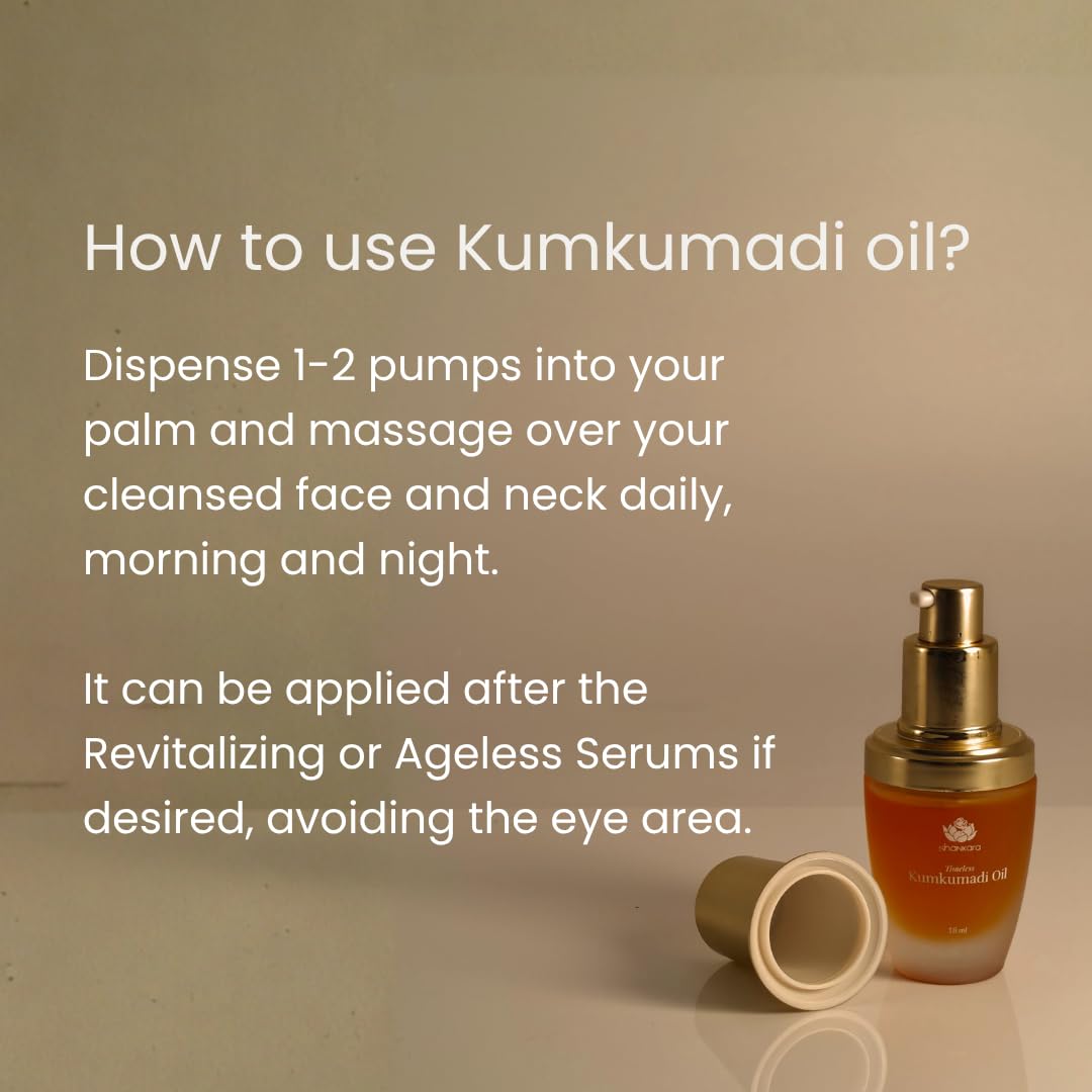 Shankara Kumkumadi Oil suitable for all skin types, including dry skin