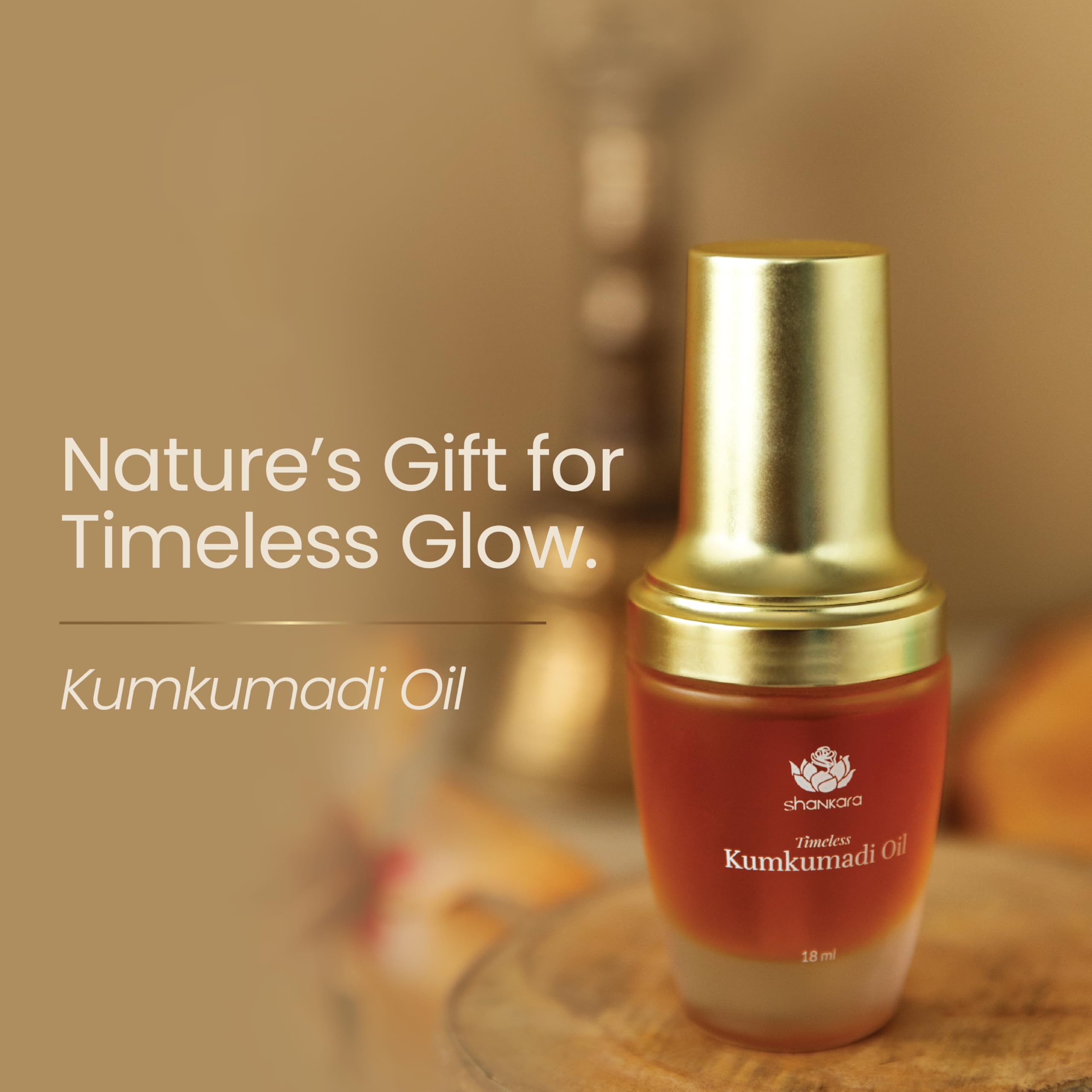 Shankara Kumkumadi Oil suitable for all skin types and gentle radiance