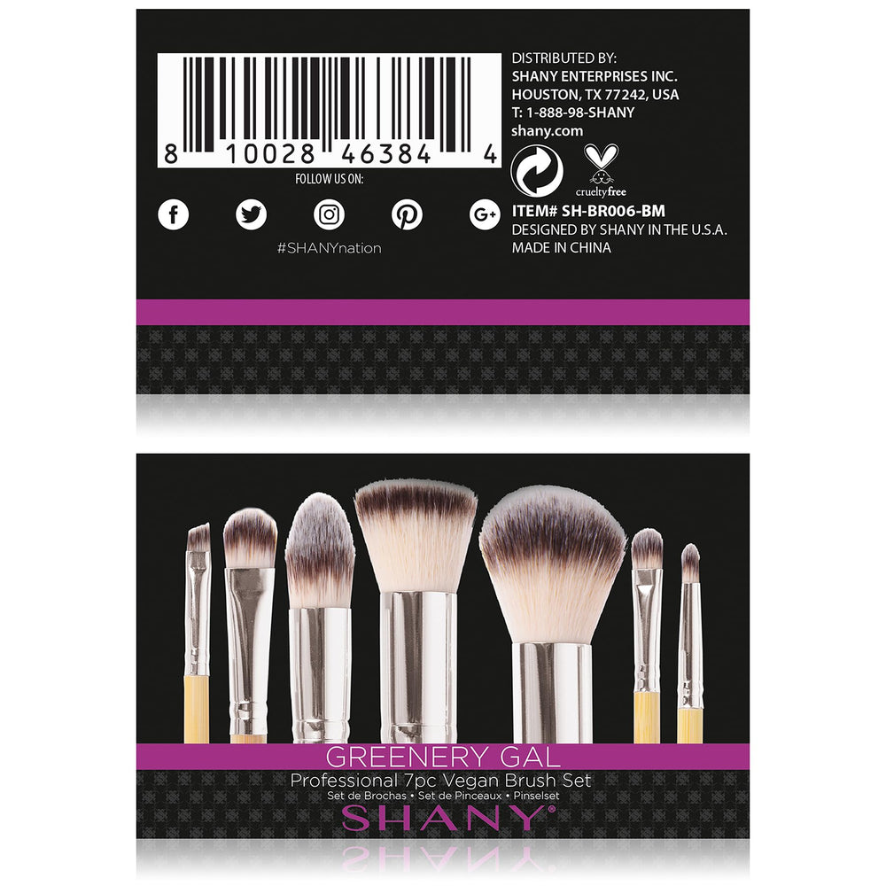 SHANY I Love Bamboo bronzer brush blends bronzer with control