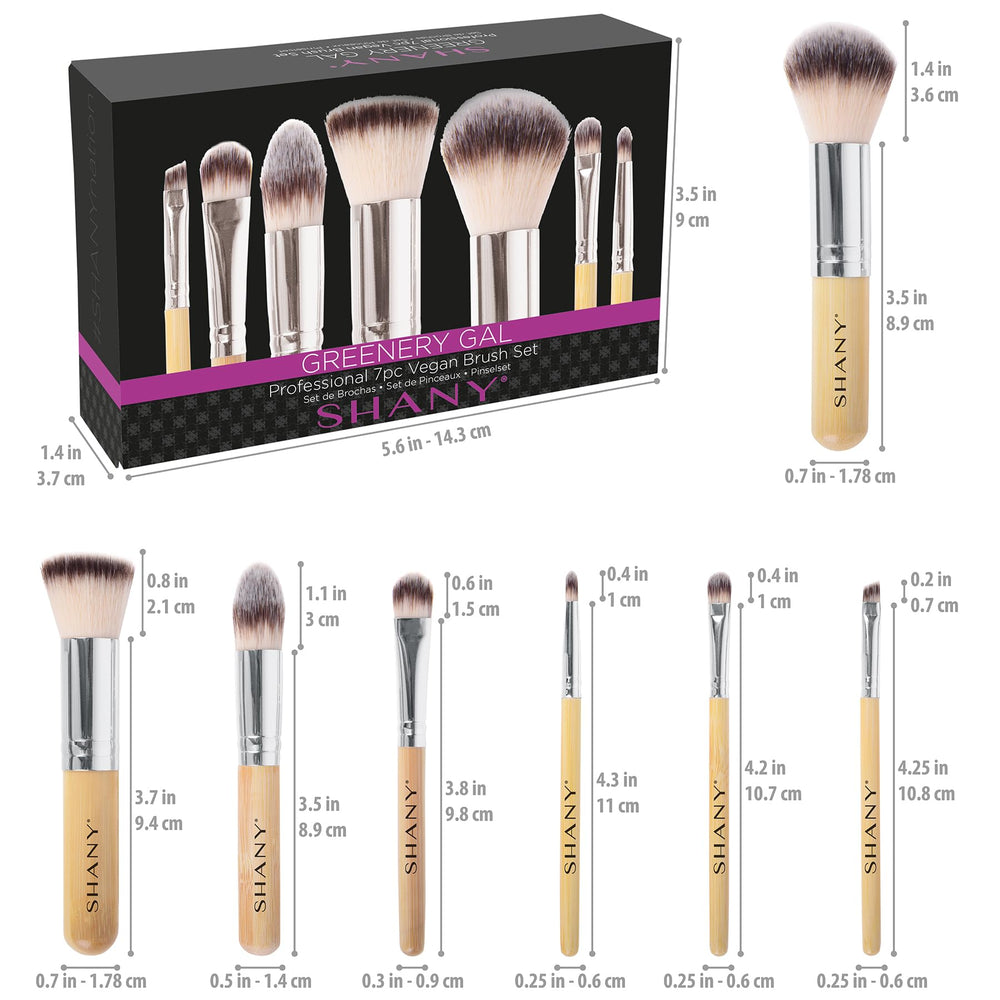 SHANY I Love Bamboo flat eyeshadow brush for precise color