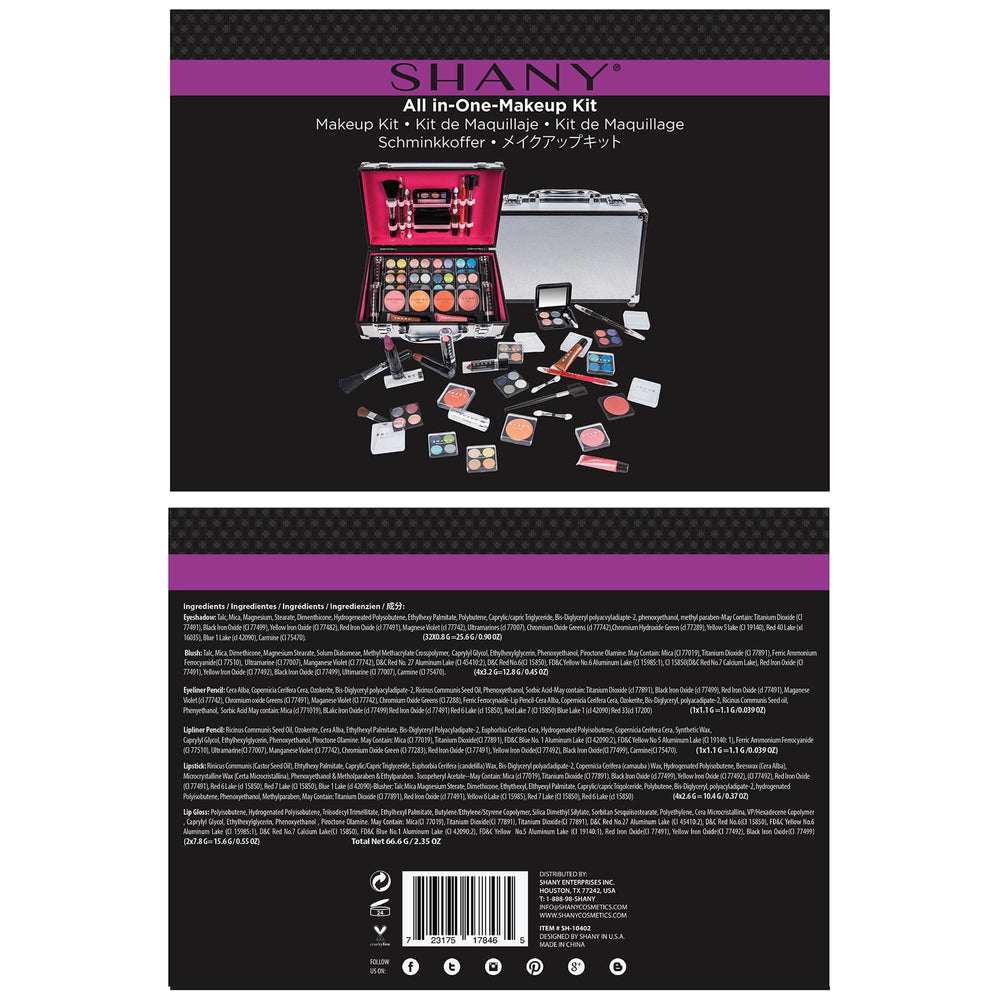 SHANY lipsticks in the case offer a ready to wear kit