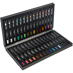 SHANY Chunky eye shadow pencils in box packaging showcasing 30 colors for versatile looks