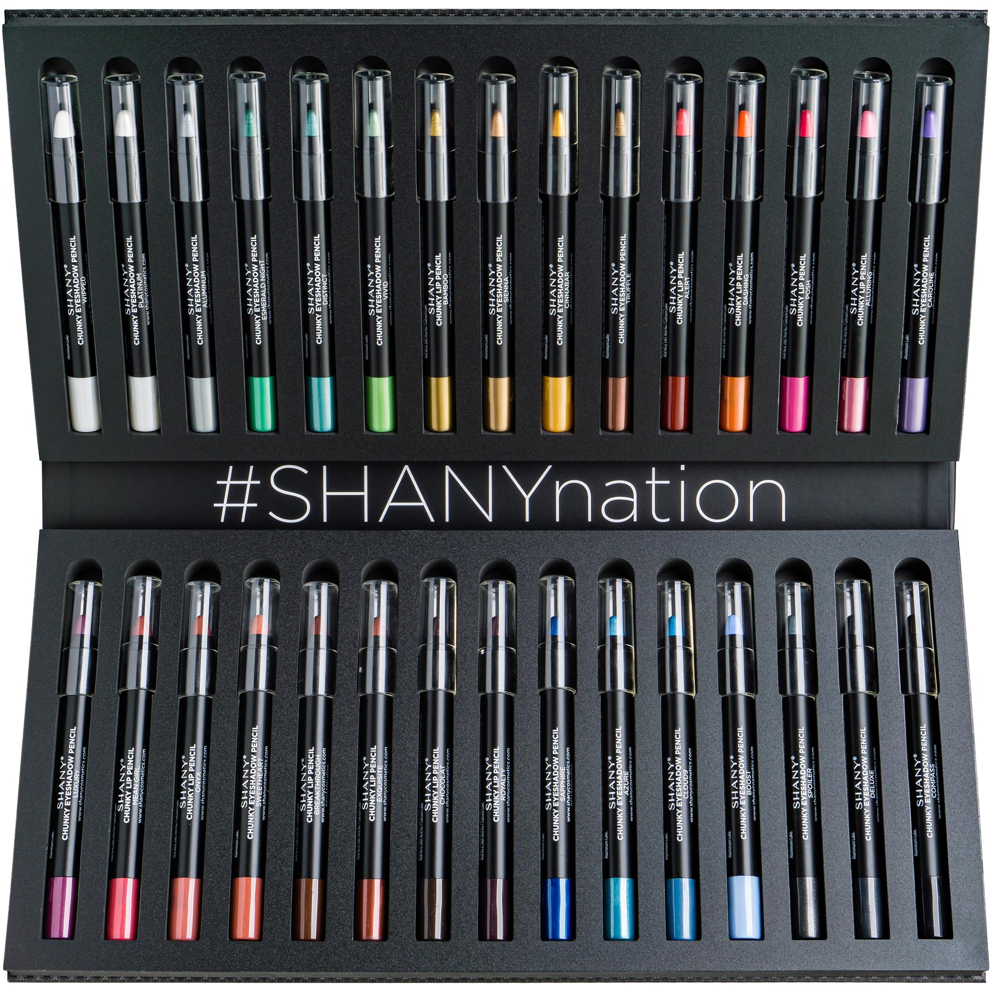 SHANY chunky pencil as eyeliner base delivers smooth lines all day