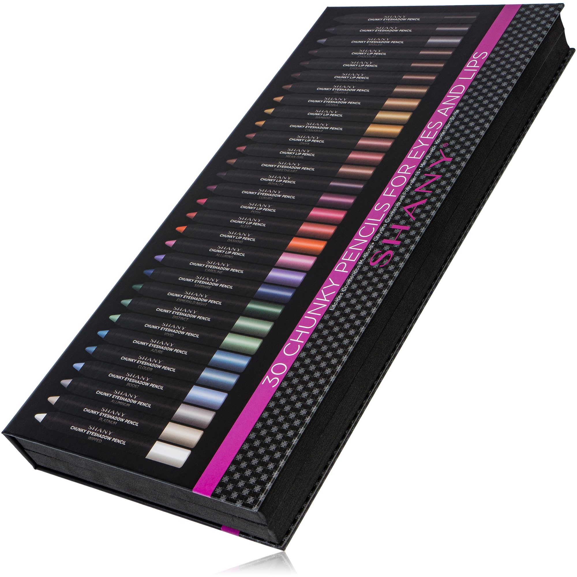 SHANY long-wear pencils resist sweat during busy days