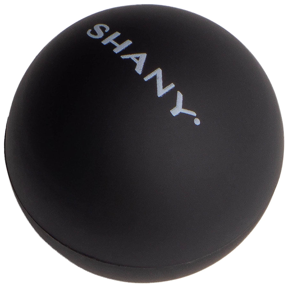 Close-up of SHANY Lip Balm Sphere showing a shea butter-rich formula for smoothing lips.