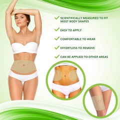 Shape and Tone Contouring Wrap applicator in use on the arm for targeted contouring