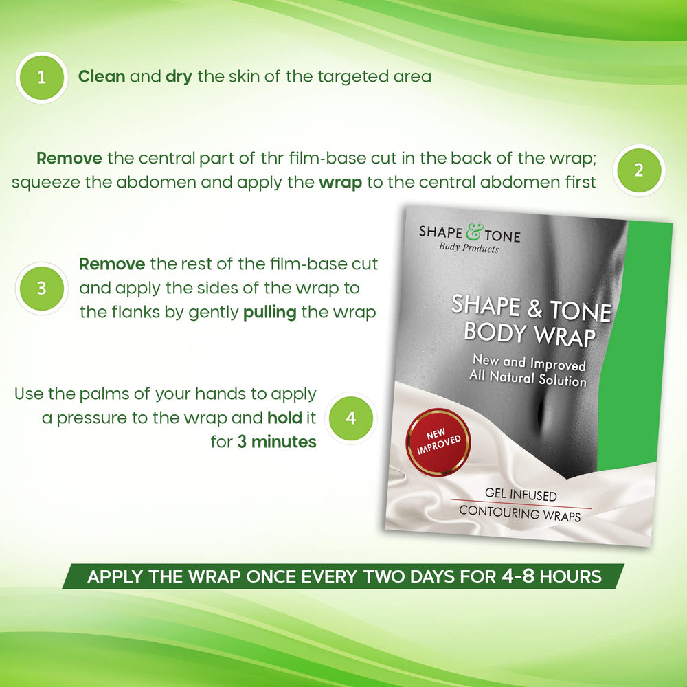 Shape and Tone Contouring Wrap cream texture shown for daily body contouring rituals