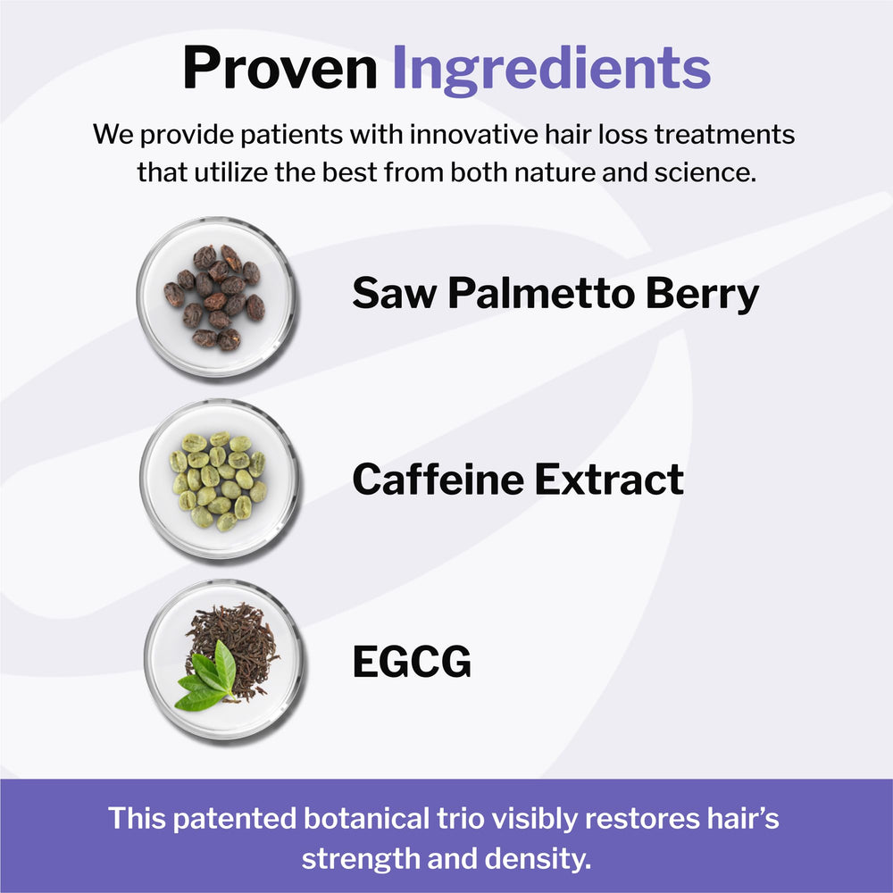 Shapiro MD Hair Growth Conditioner being applied to scalp for nourishment