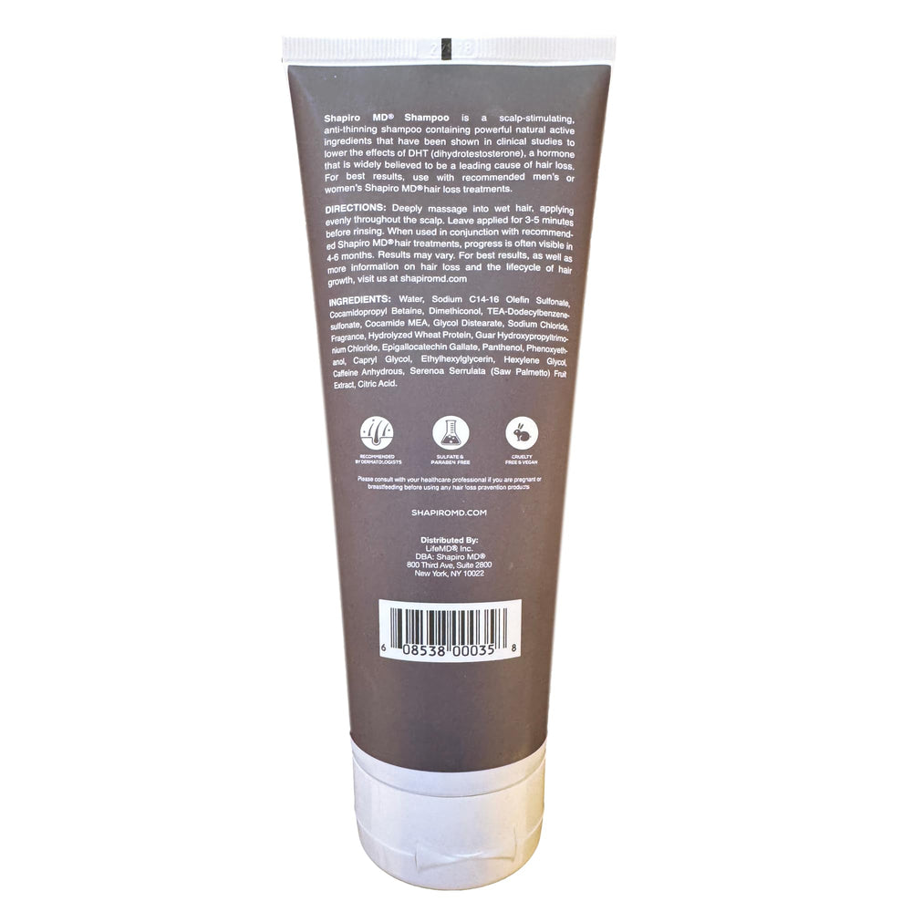 Shapiro MD Hair Growth Experts unisex use image shows suitability for men and women.