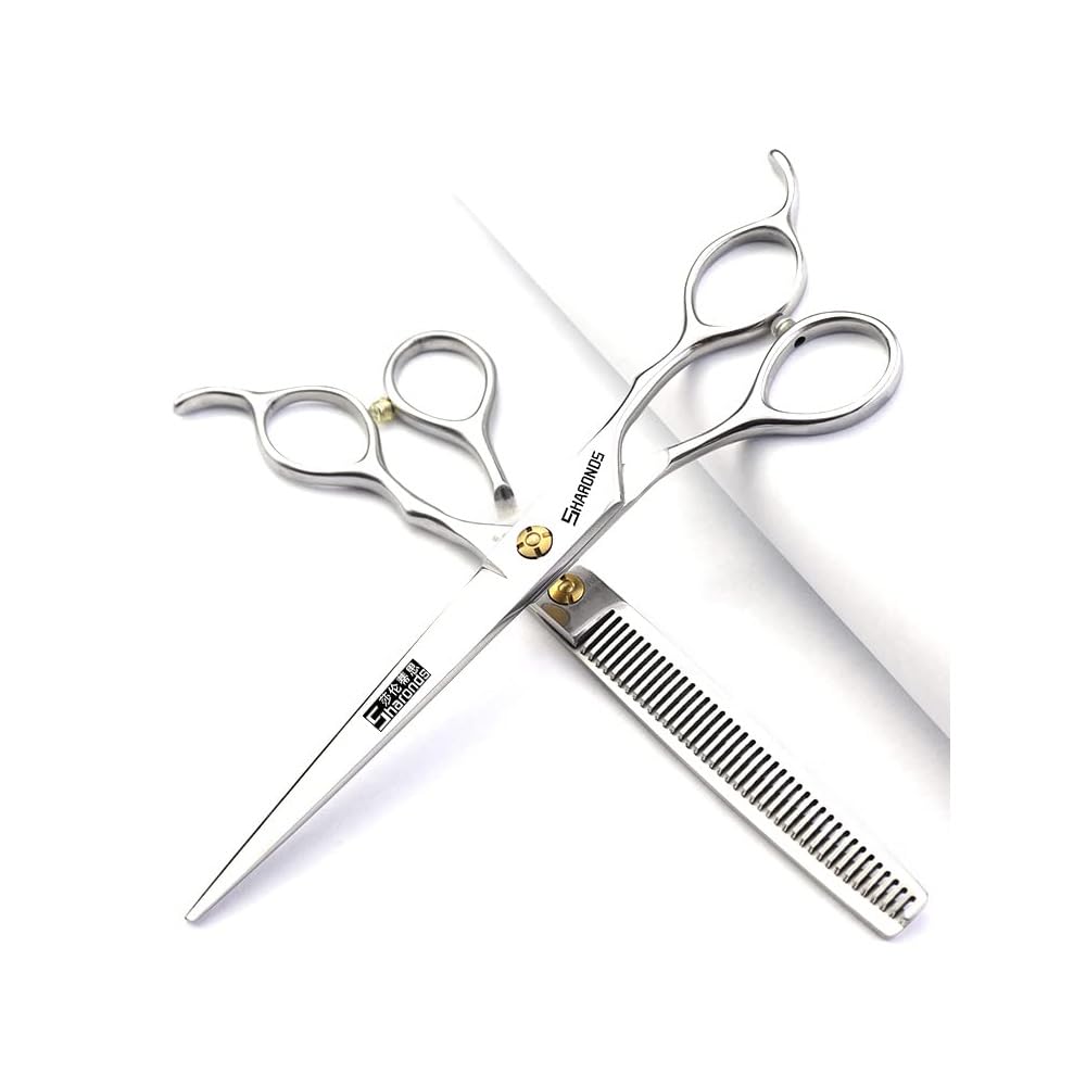 SHARONDS 7.5inch barber scissors front view for precise professional trimming
