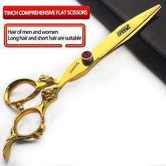SHARONDS Dragon Shears shock absorber end reduces handle wear and noise.