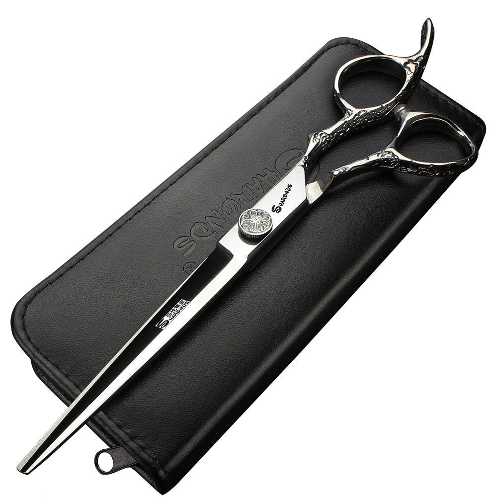 SHARONDS rose-pattern hair scissors for precise cuts with stylish flair