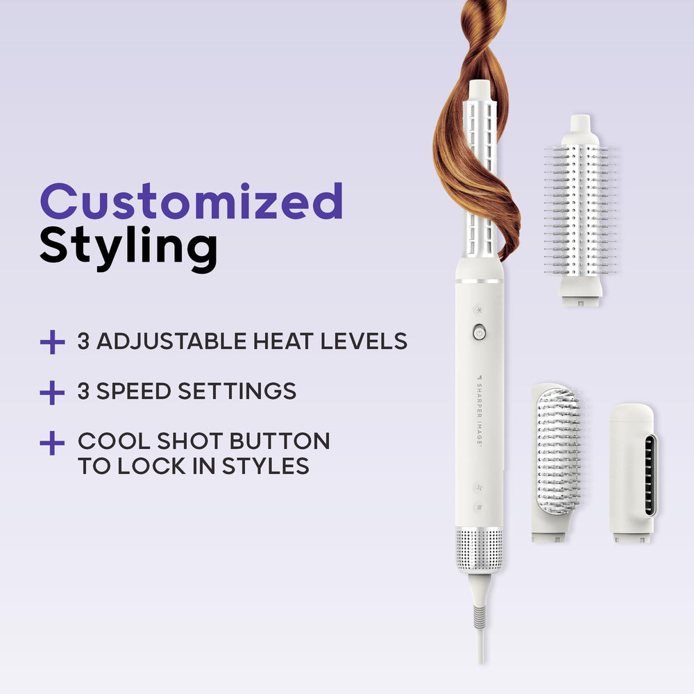 Sharper Image Revel volumizing brush adds body for full, bouncy looks.