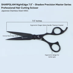 SHARPGLAM dragon spine handle enhances grip for controlled, accurate cuts