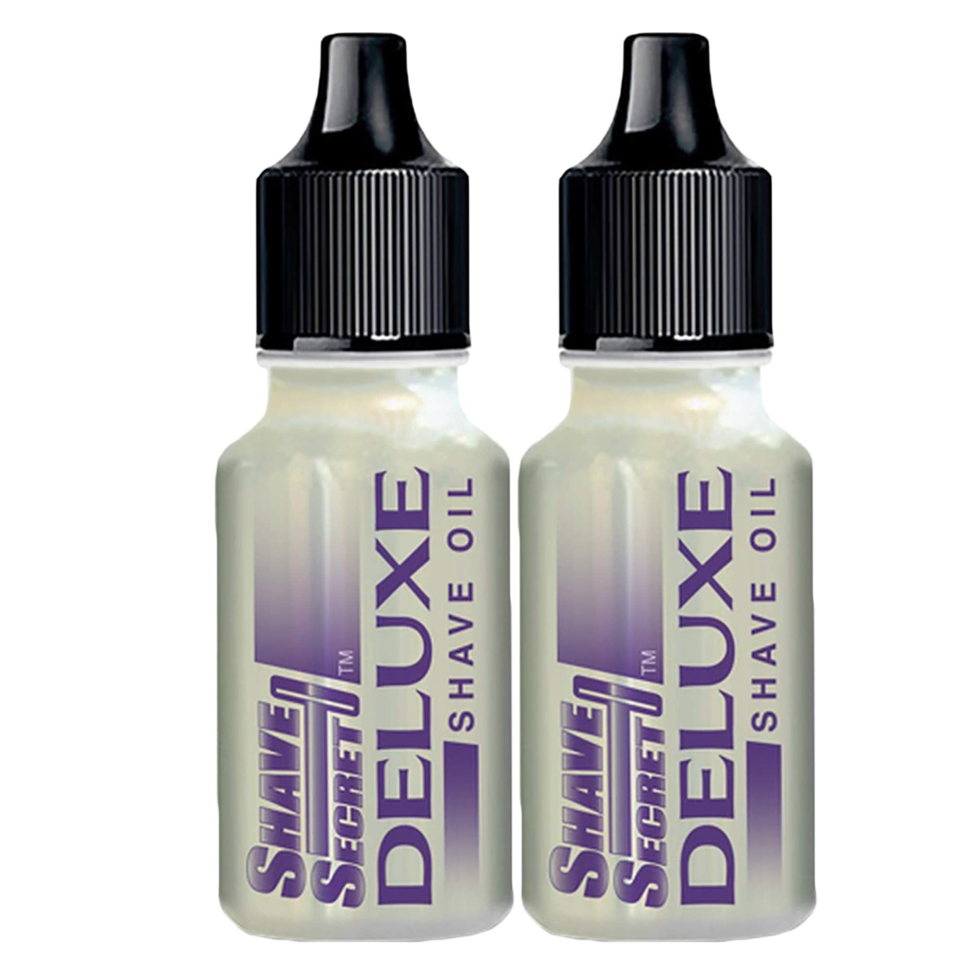 Shave Secret Deluxe Shaving Oil bottle pour for a smooth glide