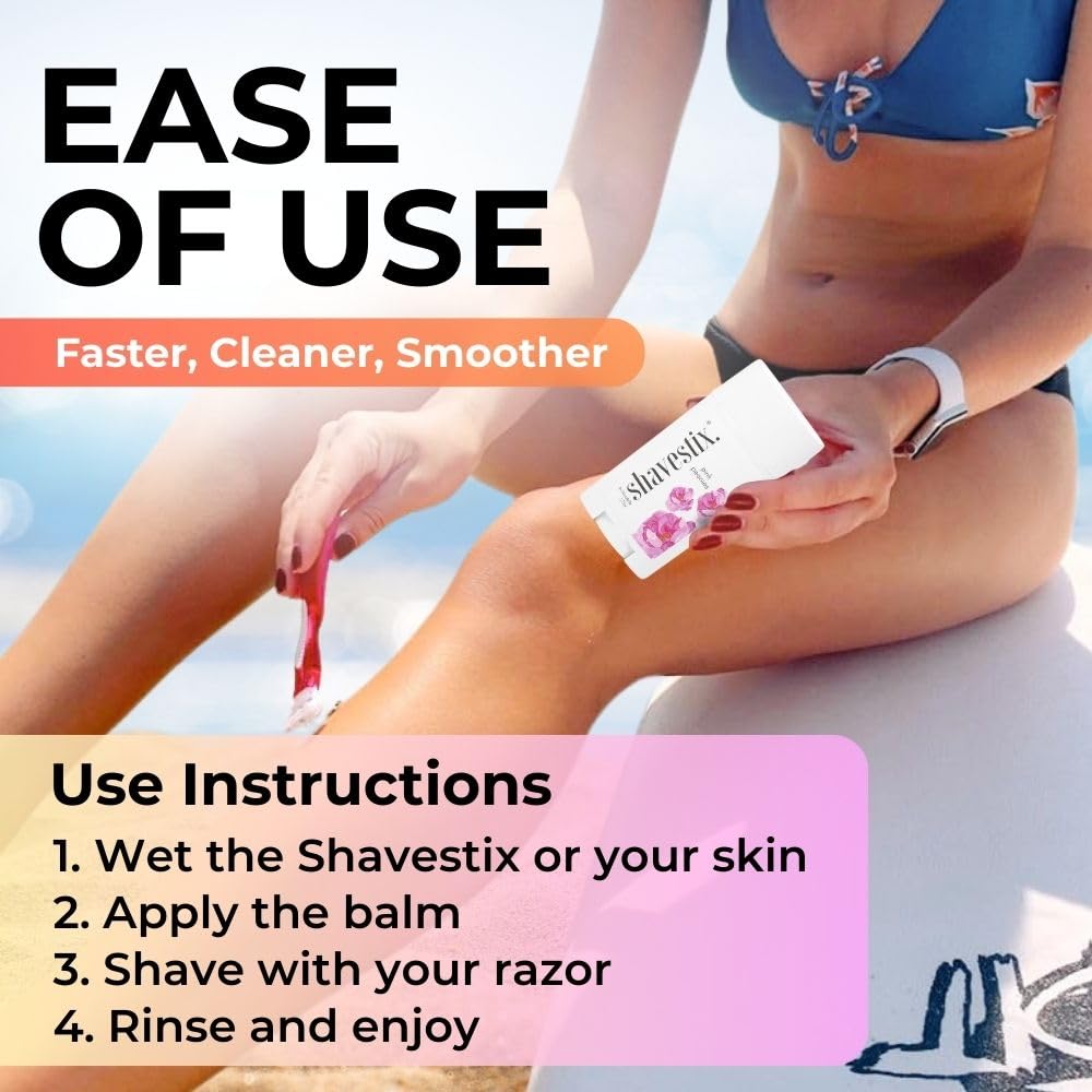 Shavestix works with all skin types and razors for versatile shaving.