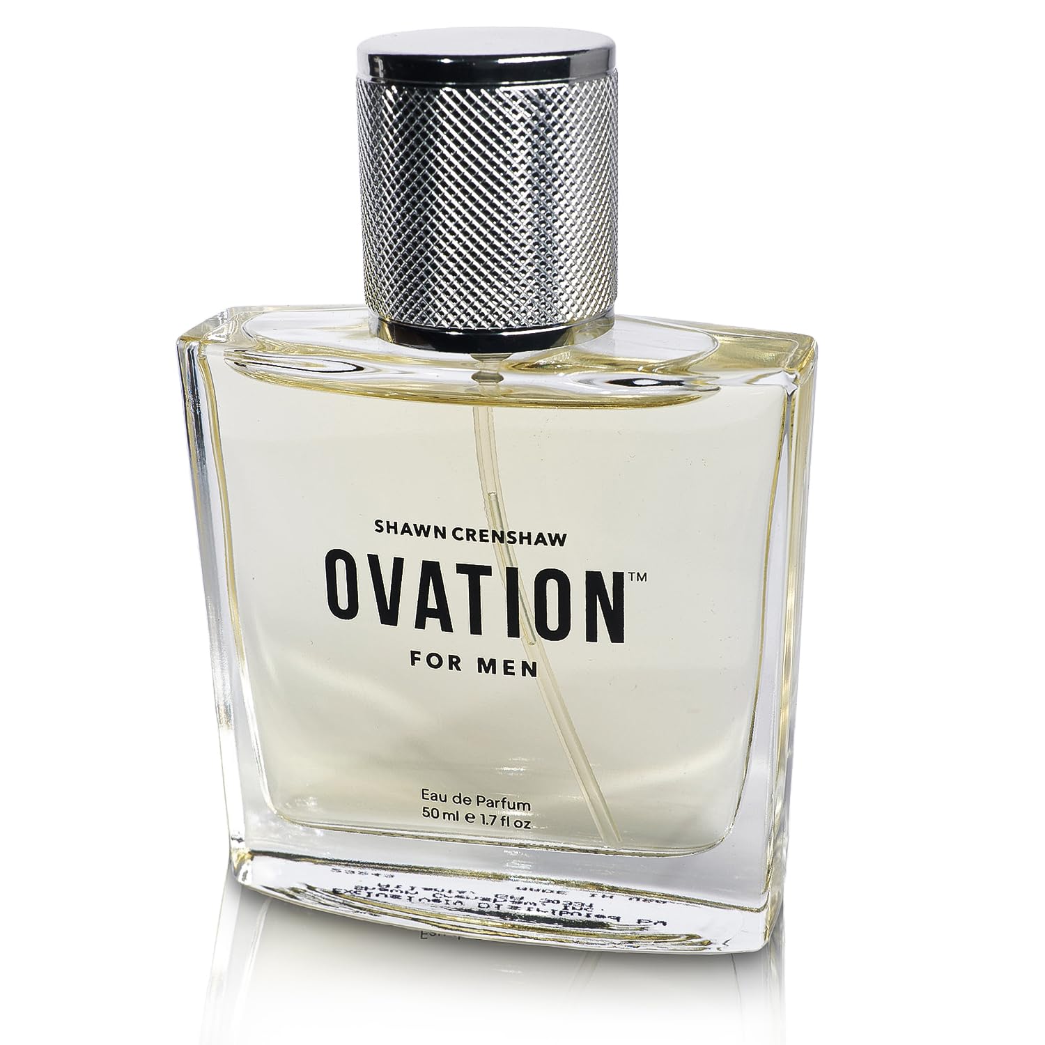 Shawn Crenshaw Ovation middle notes visual, leather and tobacco for confident presence