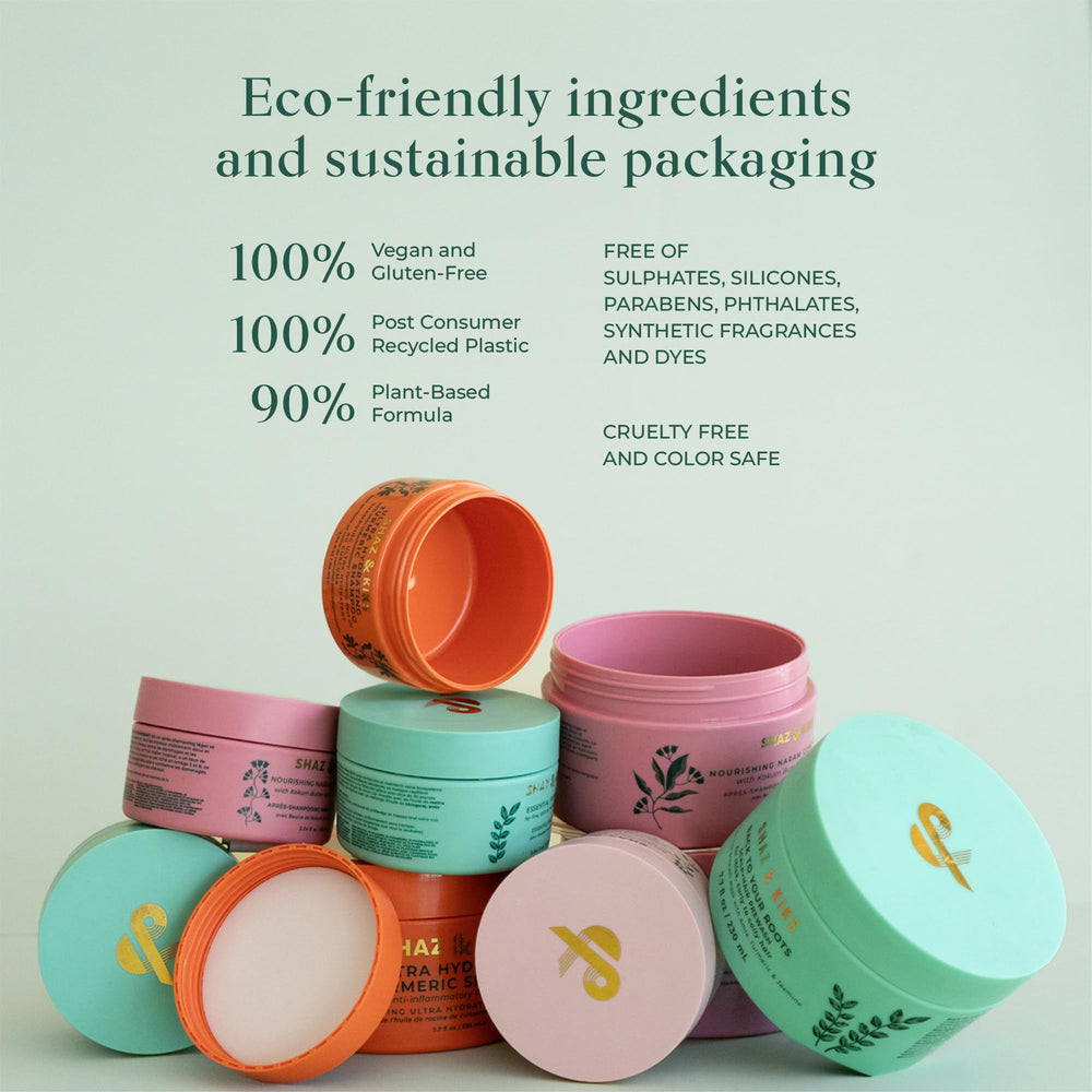 Front-view SHAZ & KIKS bottle showcases premium packaging