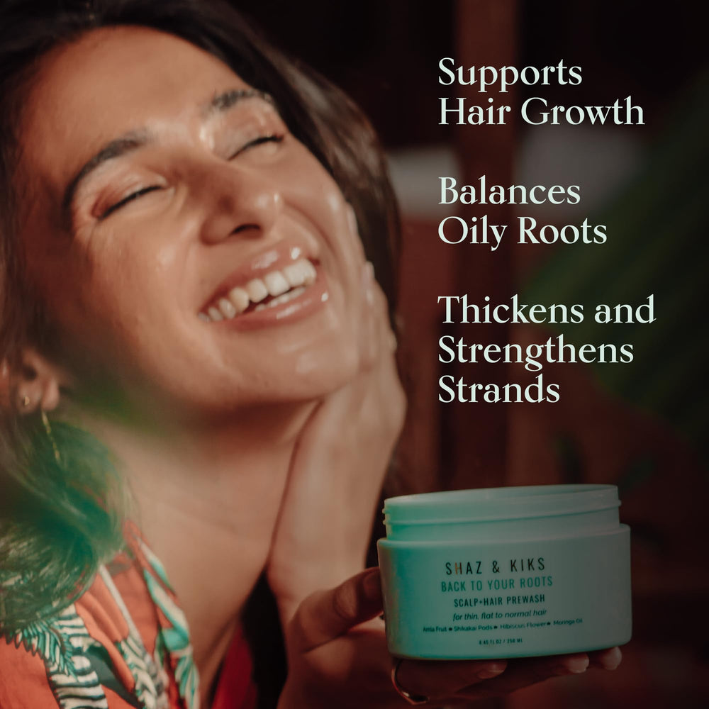 Prewash mask cream texture closeup highlighting gentle scalp application