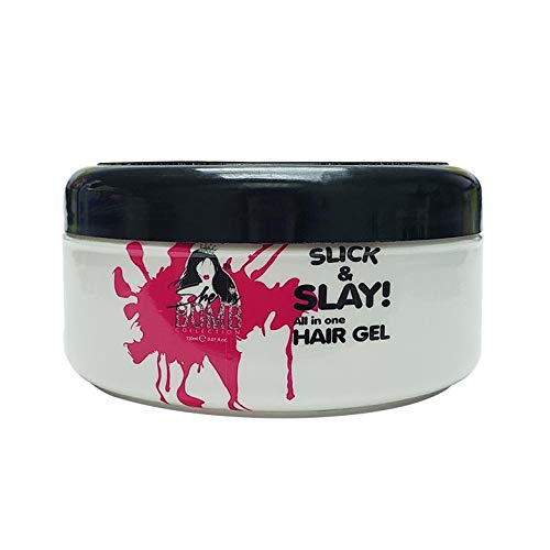 She is Bomb Collection Slick & Slay Hair Gel for sleek edges and long-lasting hold.