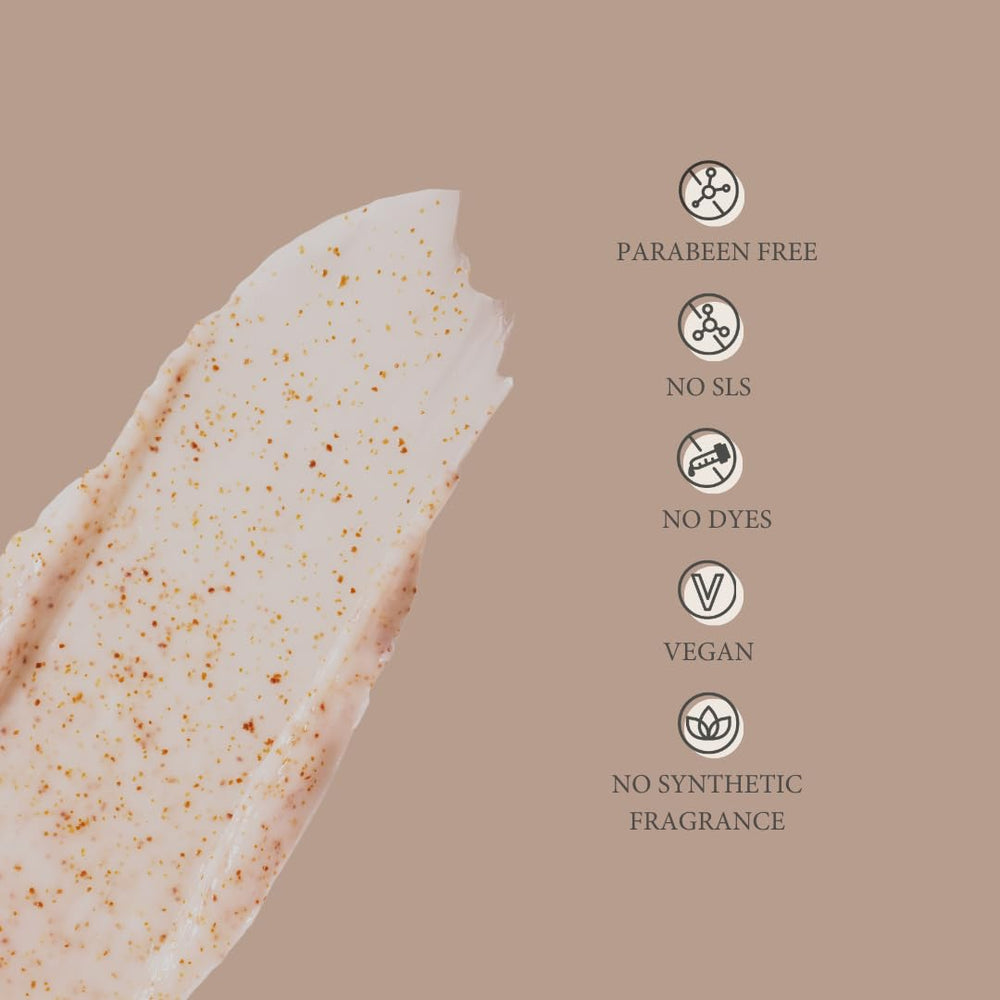 Natural ingredients icon highlight vegan formula in Shea Radiance wash.