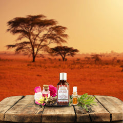 Shea Terra Organics Witch Hazel distillate bottle, natural antiseptic for balanced skin.