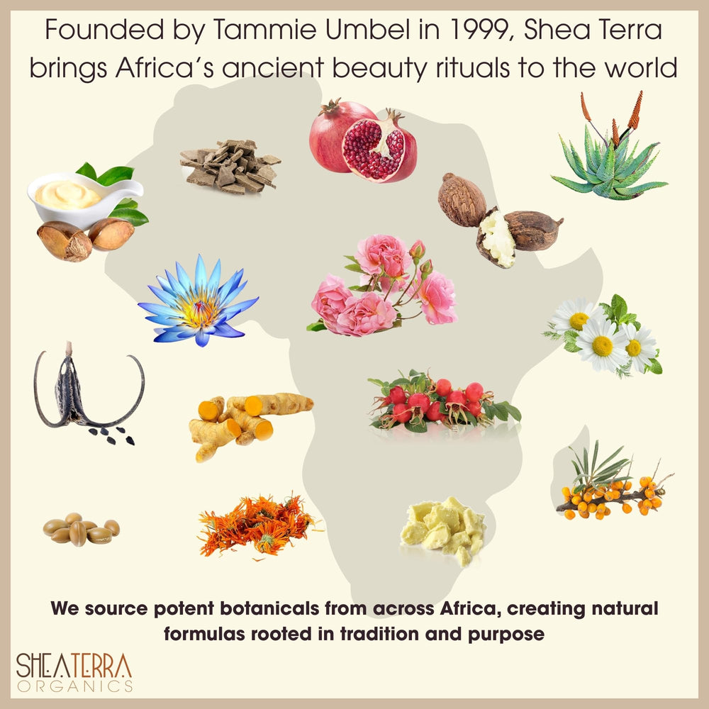 Shea Terra Rubignosa Rose Hips Oil close-up ideal for facial, cuticle, or hair care routines.