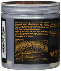 Close-up texture of mud mask ready to apply for oil control and detox.