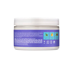 SheaMoisture Aloe Butter Pre-Wash Masque applied to hair for smoothing
