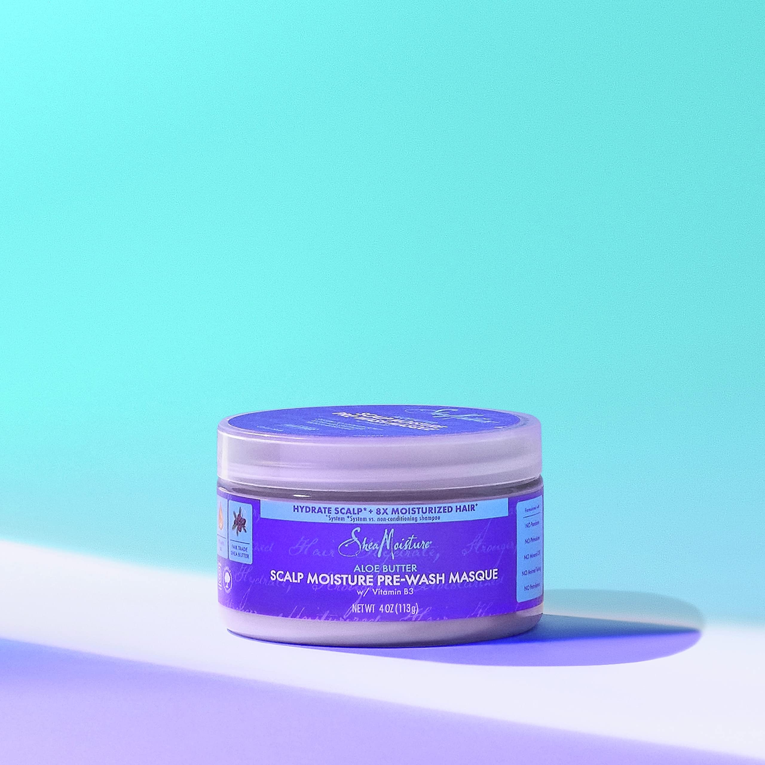 SheaMoisture Aloe Butter Pre-Wash Masque within a hair care system