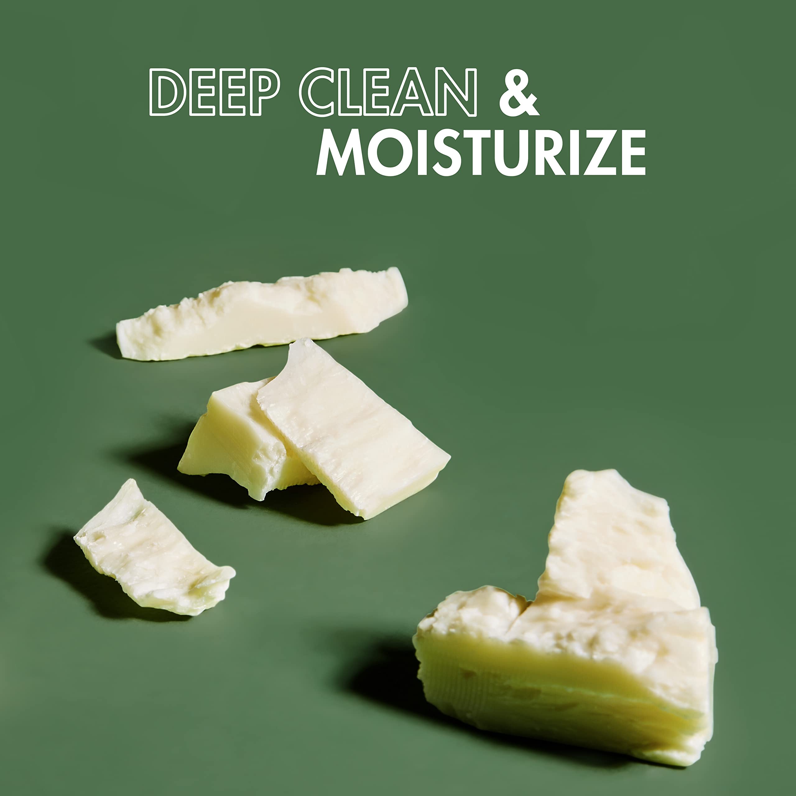 Beard wash label highlights maracuja oil and shea butter for nourishing care.