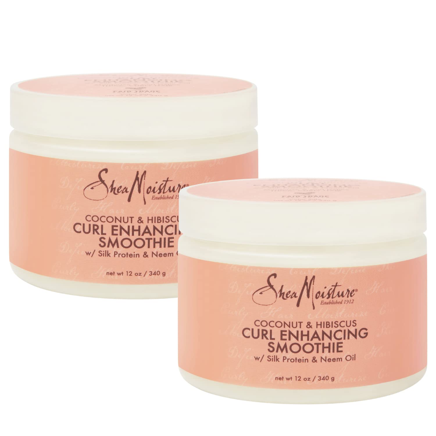 Inhencing SheaMoisture Coconut & Hibiscus Curl Enhancing Smoothie – 12 oz Pack o ...