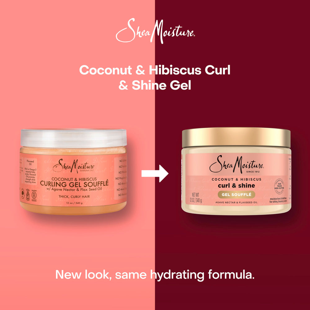 SheaMoisture Coconut and Hibiscus Curling Gel Souffle offers frizz control and gloss.