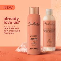 Glowing Radiance lather coats skin for a refreshing cleanse