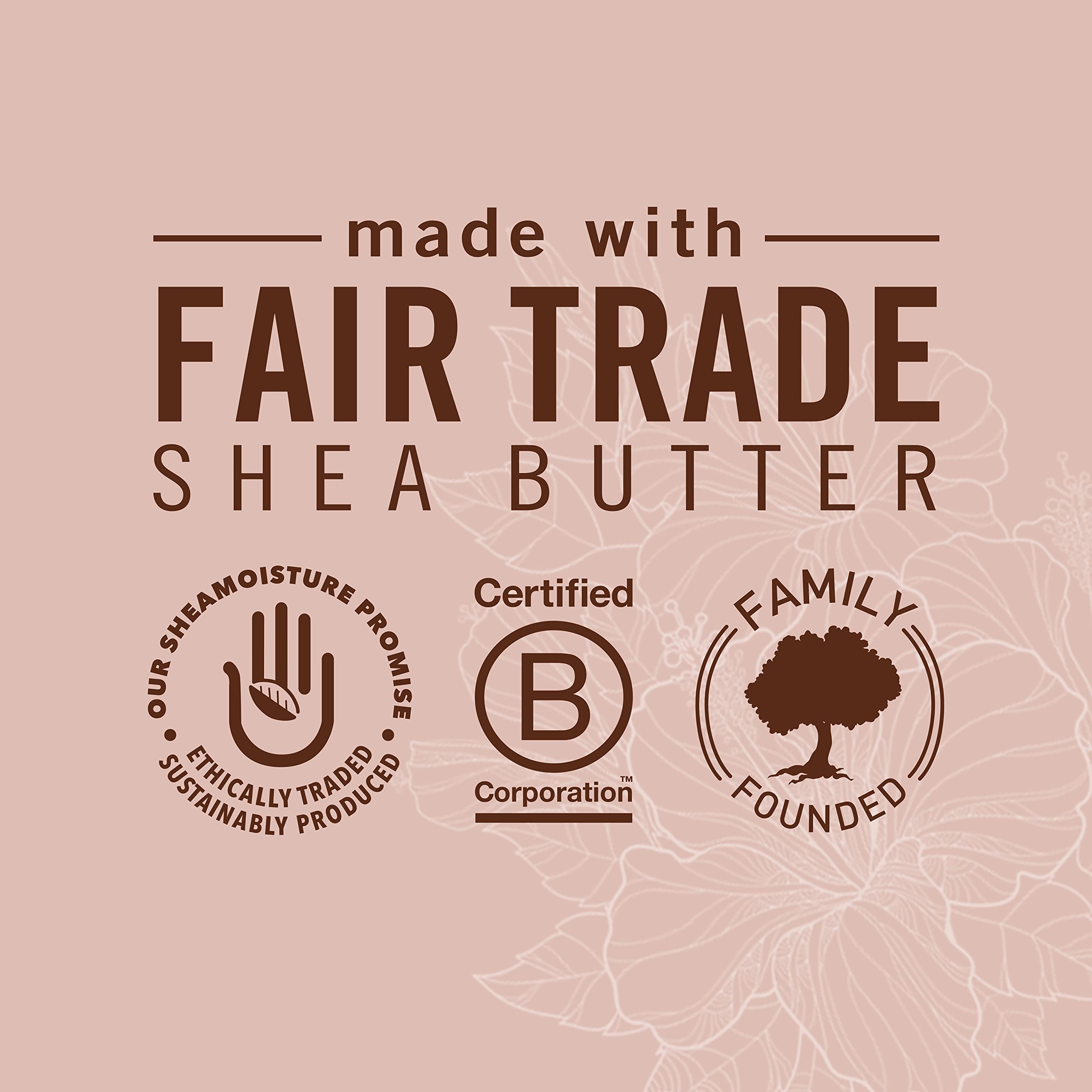 Fair Trade shea butter and coconut oil blend in Sheamoisture product