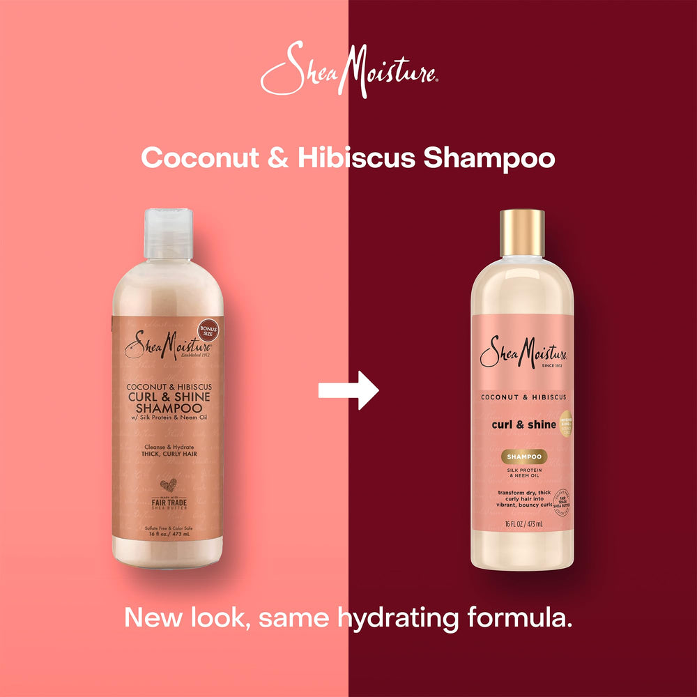 SheaMoisture product packaging emphasizes gentle care for daily curls