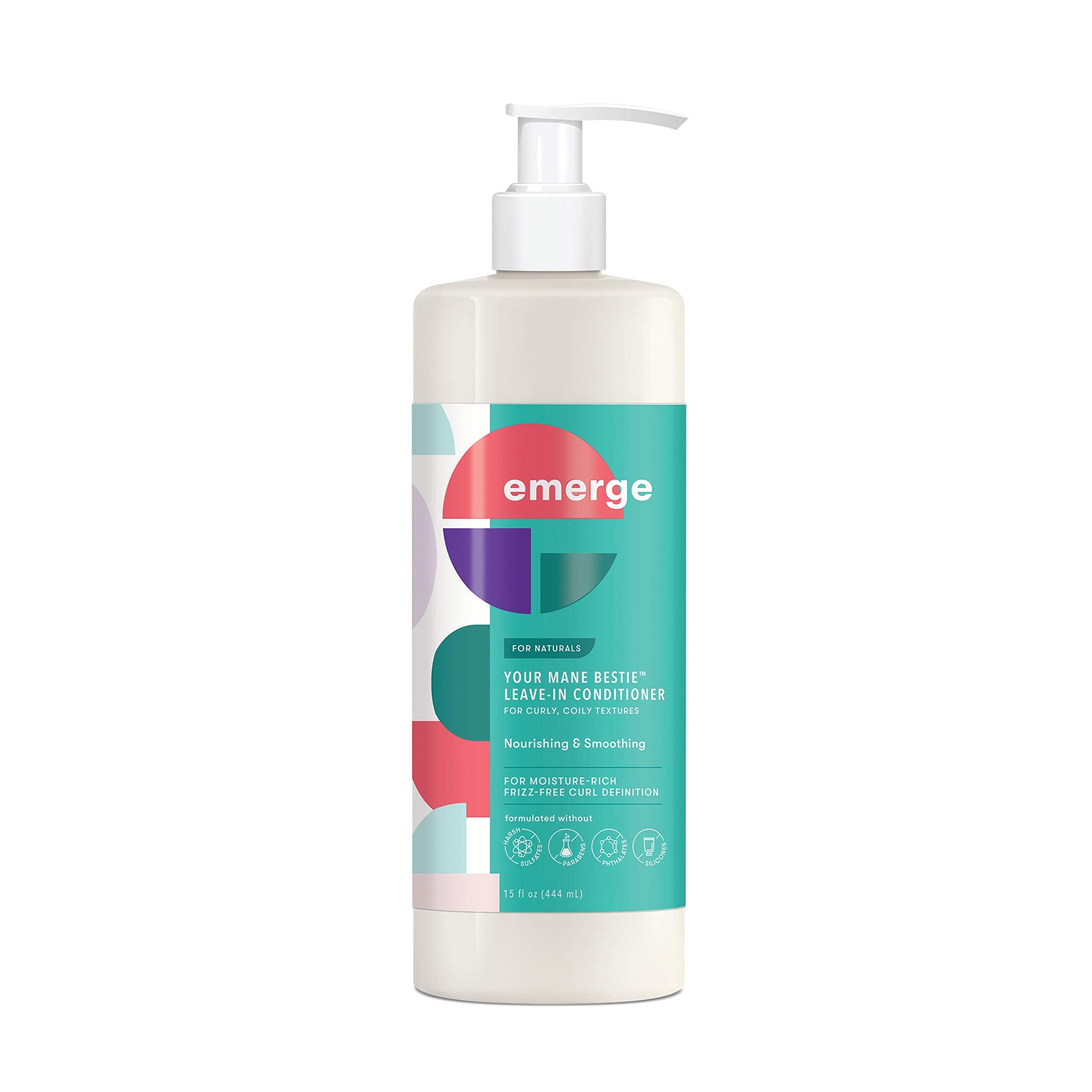 SheaMoisture Emerge almond milk conditioner jar for rich curl hydration.